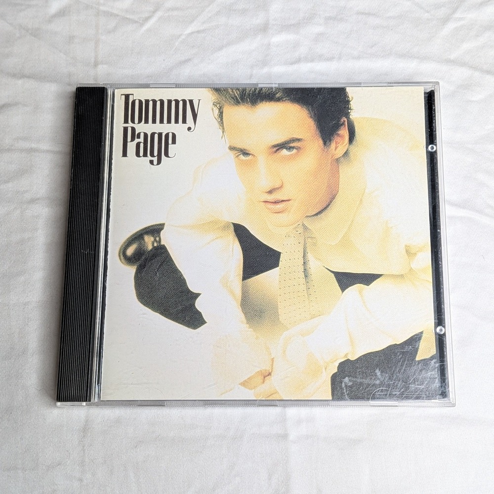 Tommy Page Self-Titled Debut CD 1988 Sire Records A Shoulder To Cry On W2 25740